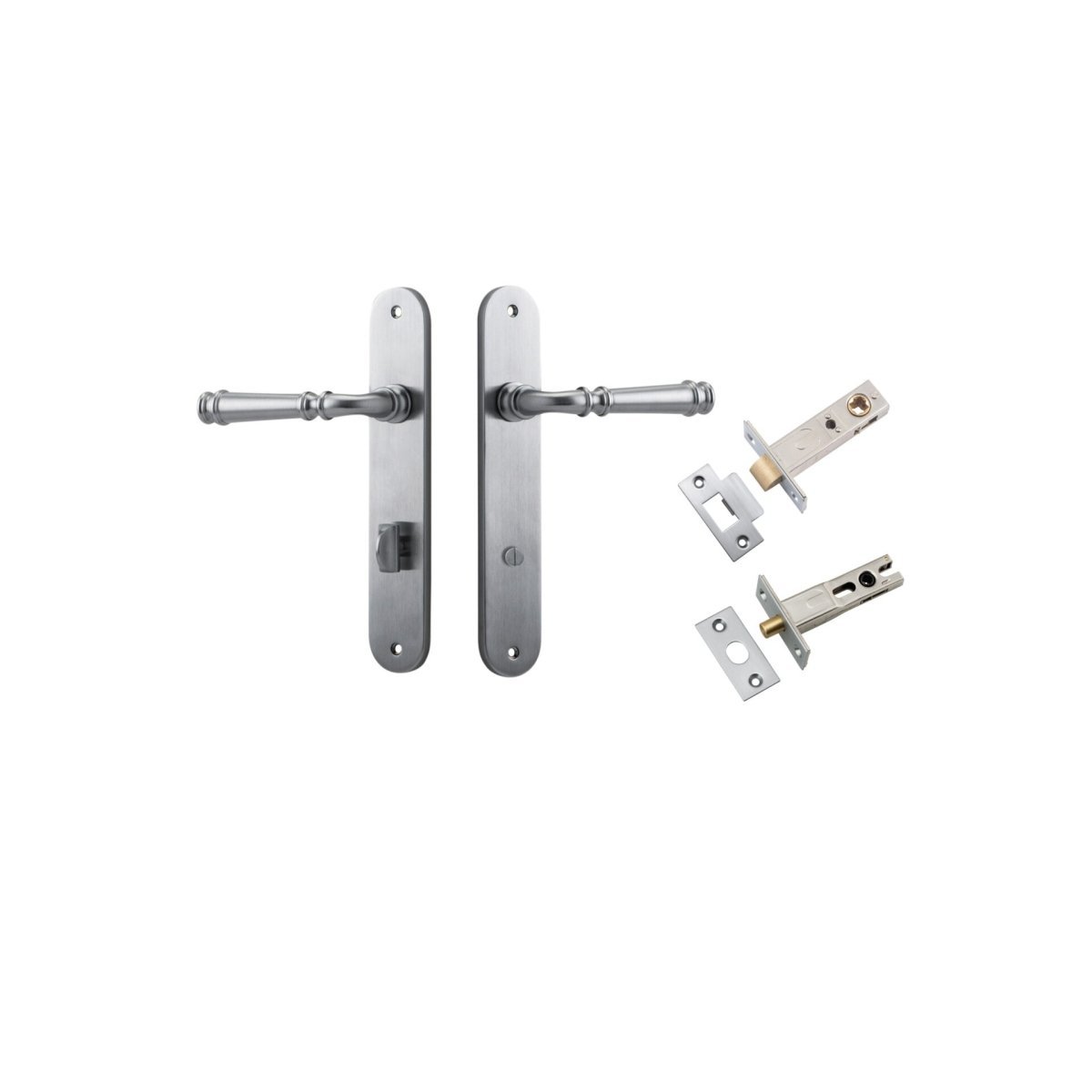 Verona Lever - Oval Backplate - Entry - Point - 12230KPRIV60 - Iver