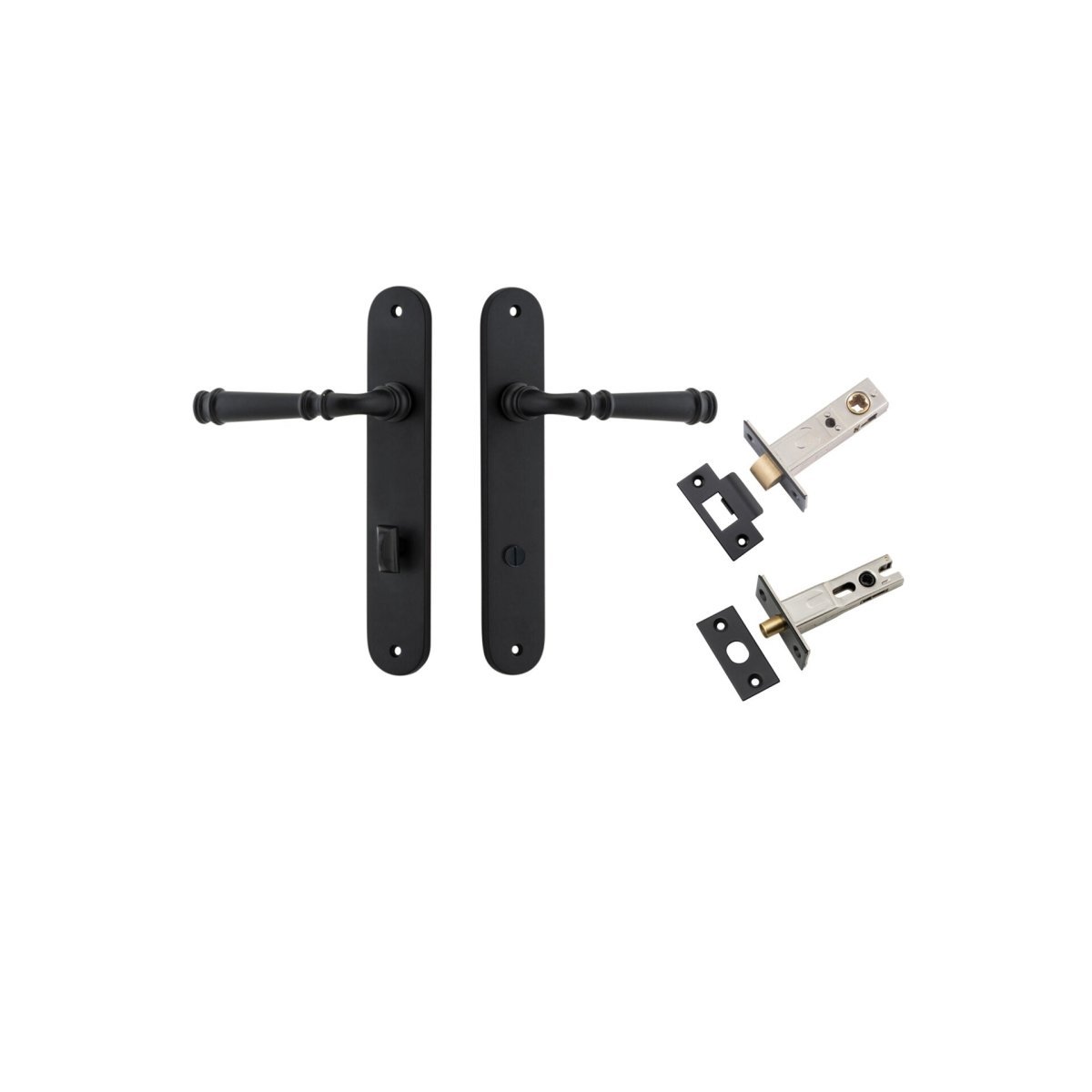 Verona Lever - Oval Backplate - Entry - Point - 12730KPRIV60 - Iver