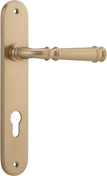 Verona Lever - Oval Backplate - Entry - Point - 13230E85 - Iver