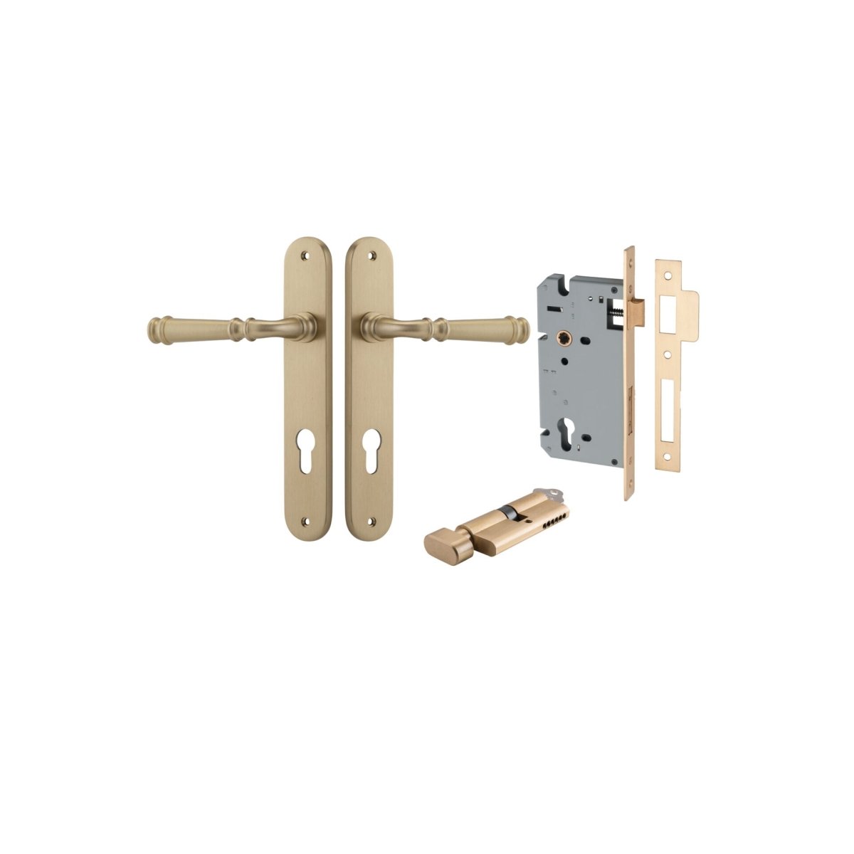Verona Lever - Oval Backplate - Entry - Point - 13230KENTR60KT - Iver