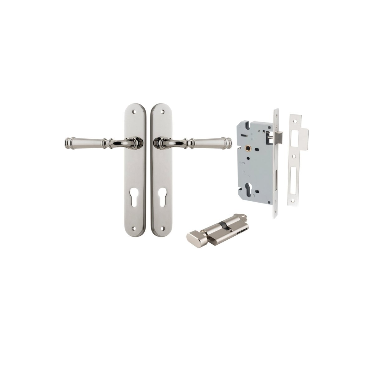 Verona Lever - Oval Backplate - Entry - Point - 14230KENTR60KT - Iver