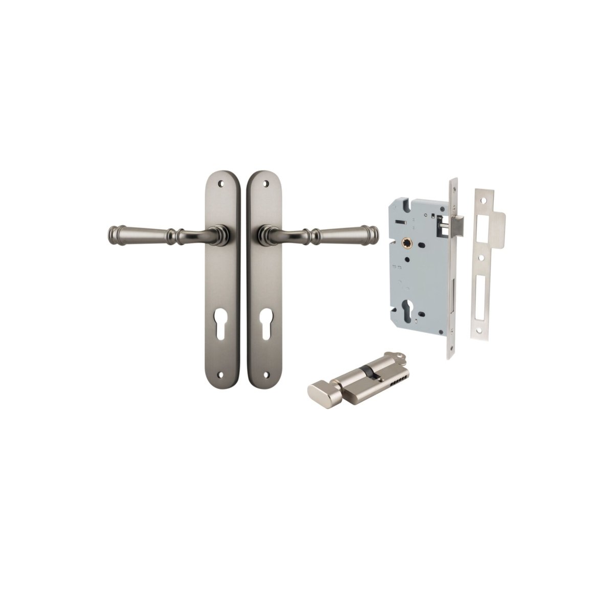Verona Lever - Oval Backplate - Entry - Point - 14730KENTR60KT - Iver