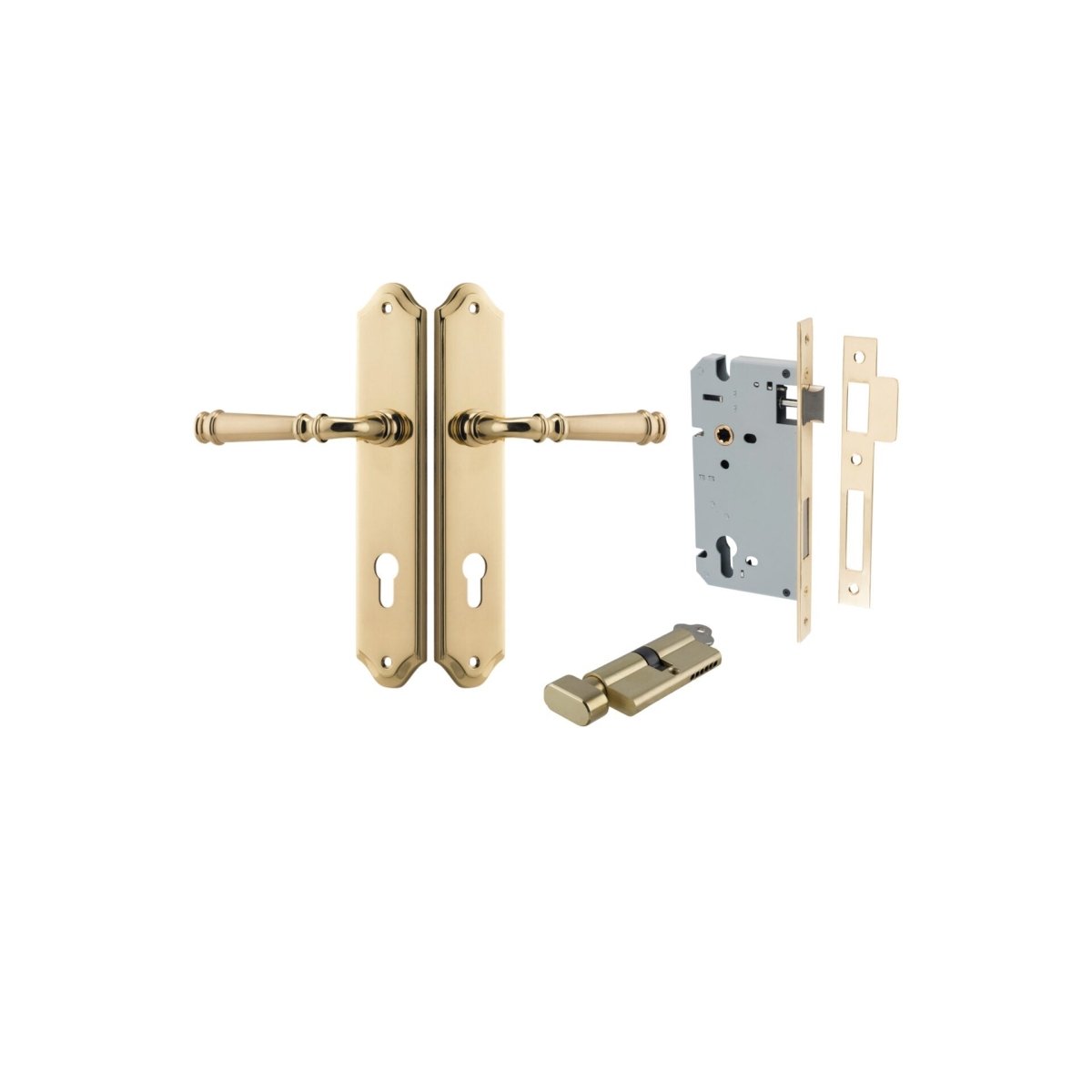 Verona Lever - Shouldered Backplate - Entry - Point - 10218KENTR60KT - Iver