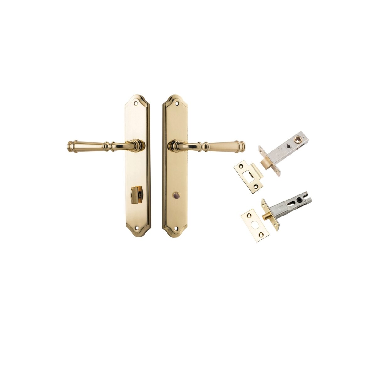 Verona Lever - Shouldered Backplate - Entry - Point - 10218KPRIV60 - Iver