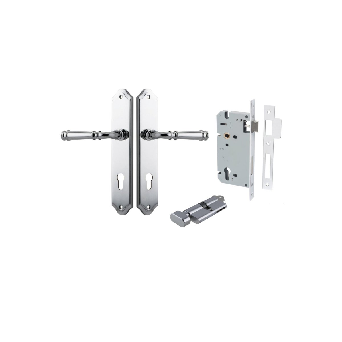 Verona Lever - Shouldered Backplate - Entry - Point - 11718KENTR60KT - Iver