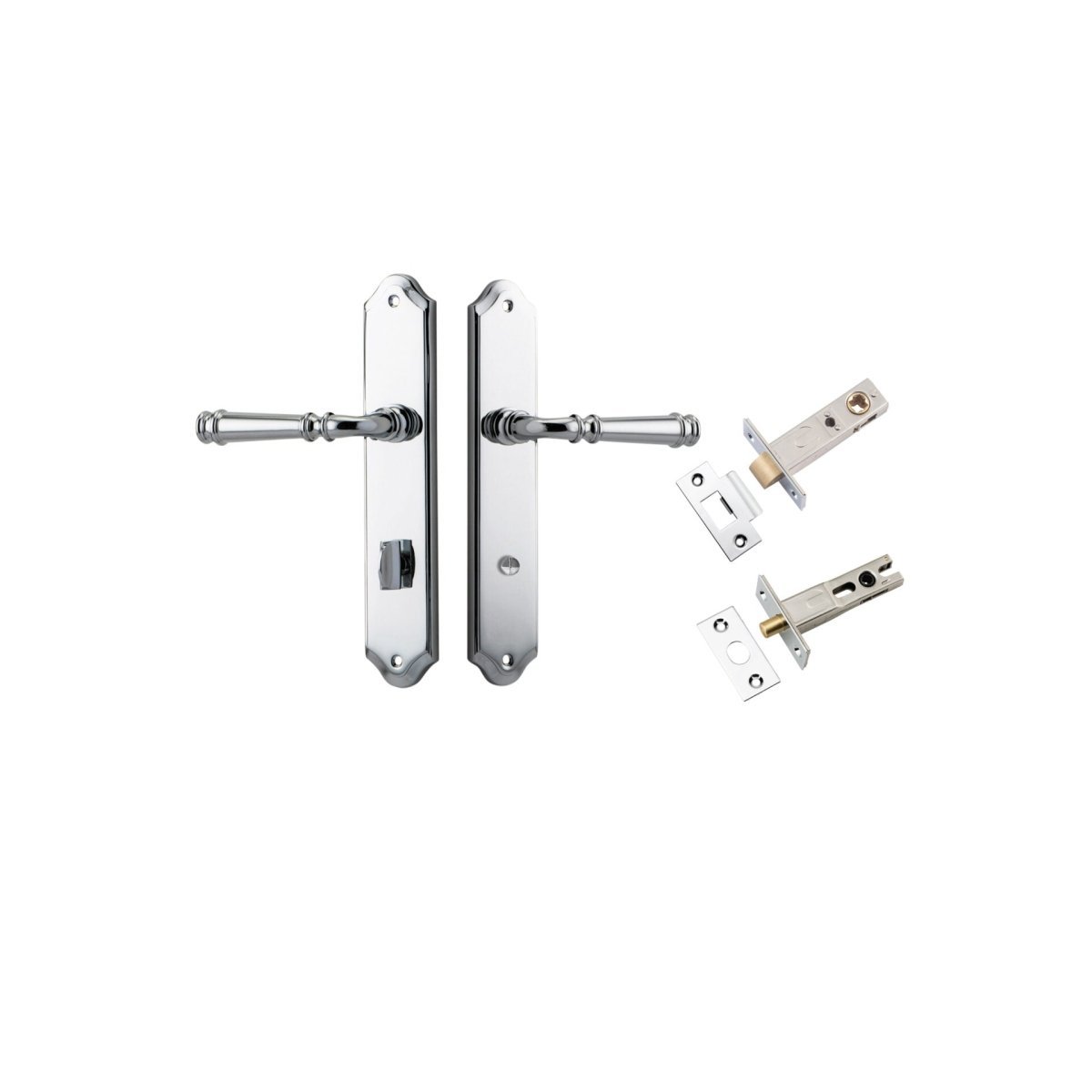 Verona Lever - Shouldered Backplate - Entry - Point - 11718KPRIV60 - Iver