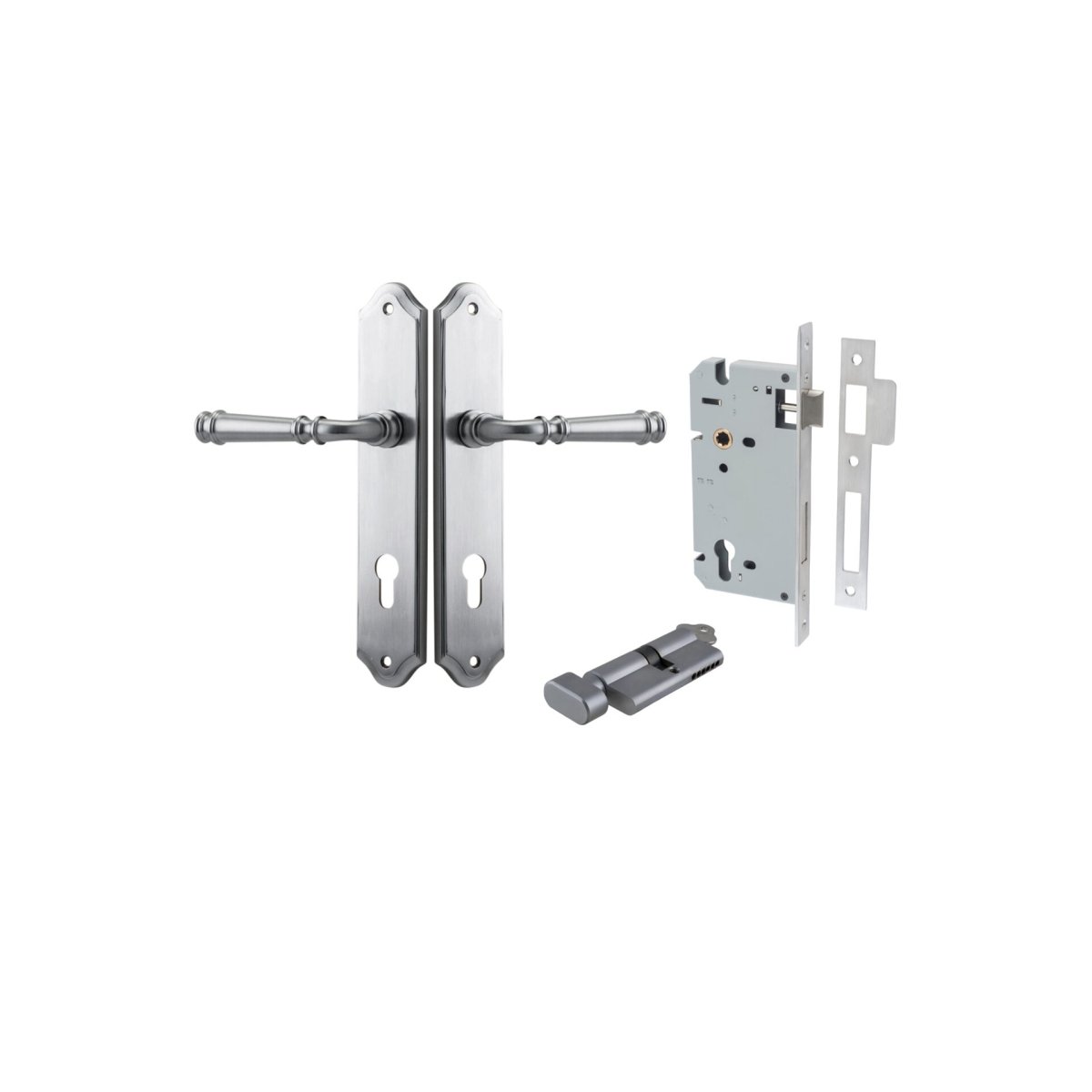 Verona Lever - Shouldered Backplate - Entry - Point - 12218KENTR60KT - Iver