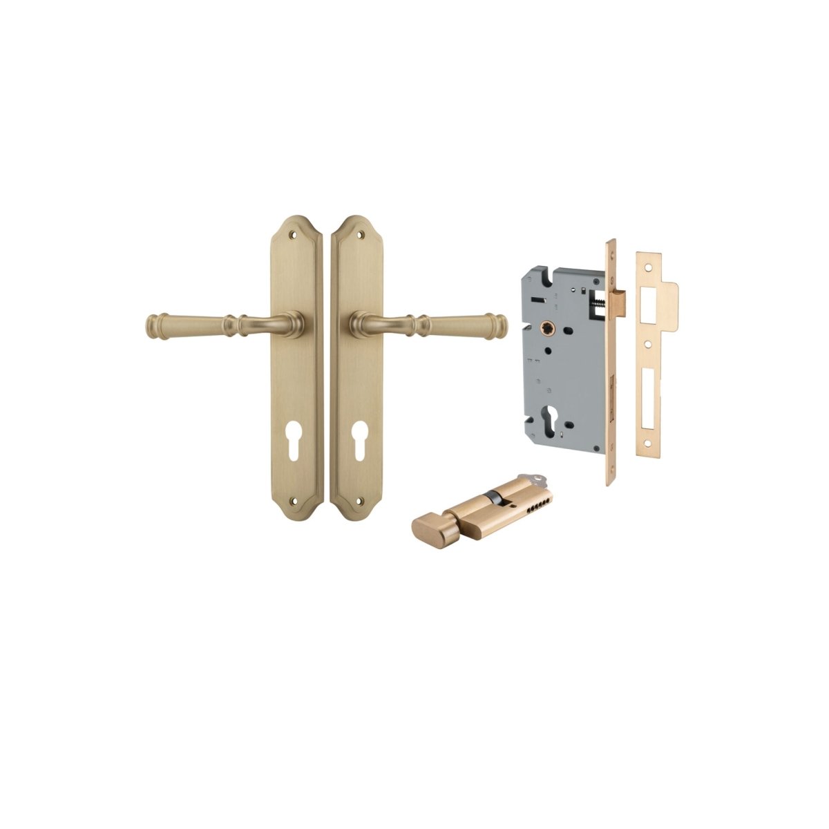 Verona Lever - Shouldered Backplate - Entry - Point - 13218KENTR60KT - Iver