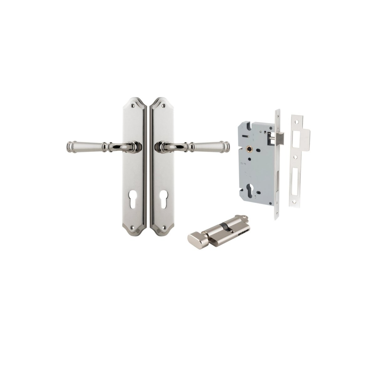 Verona Lever - Shouldered Backplate - Entry - Point - 14218KENTR60KT - Iver