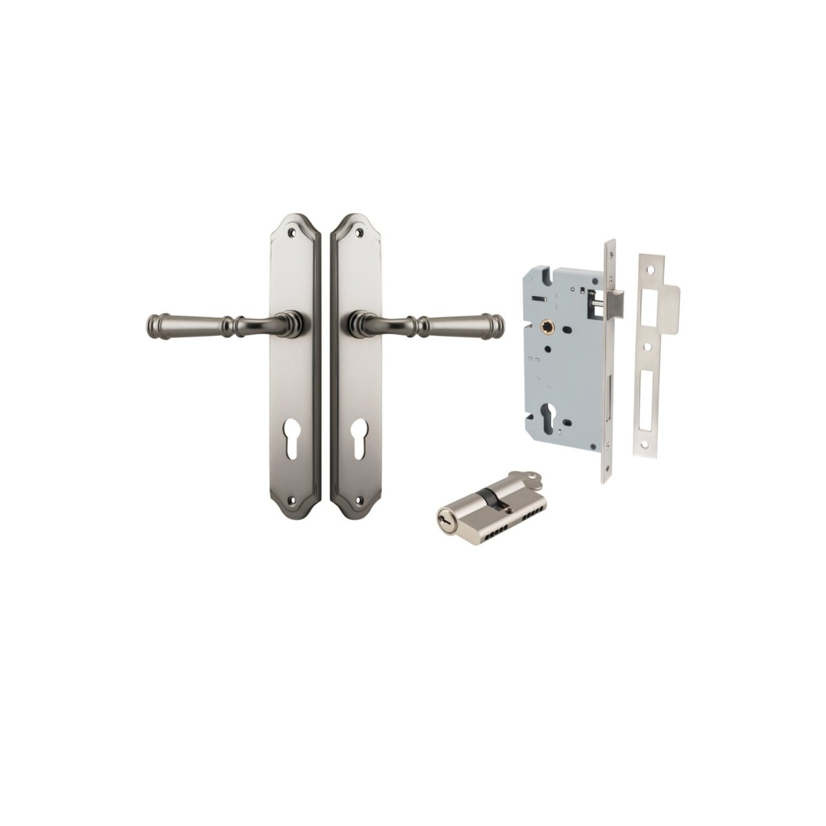 Verona Lever - Shouldered Backplate - Entry - Point - 14718KENTR60KK - Iver