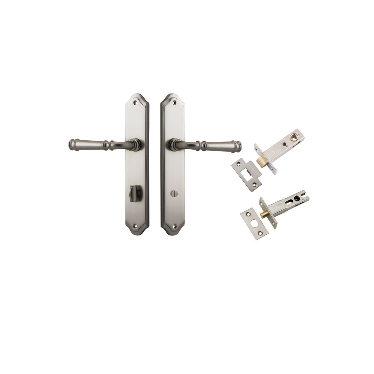 Verona Lever - Shouldered Backplate - Entry - Point - 14718KPRIV60 - Iver