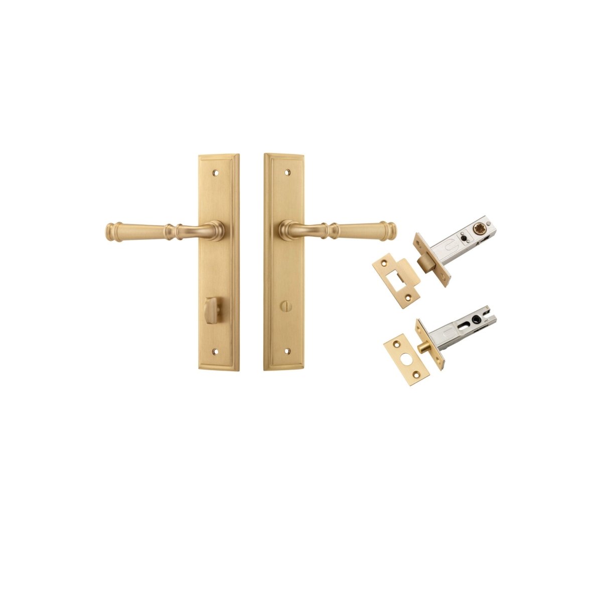 Verona Lever - Stepped Backplate - Entry - Point - 13242KPRIV60 - Iver